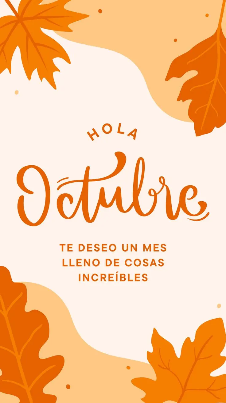 Frases para despedir septiembre y dar bienvenida a octubre. Foto: Pinterest.