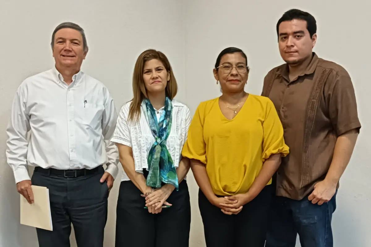 Carlos Corrales, Lucía Mimiaga, Raquel Zapien y Emmanuel Espinoza, integrantes del Comité de Participación Ciudadana del Sistema Anticorrupción de Sinaloa. | Imágenes de Francisco Castro