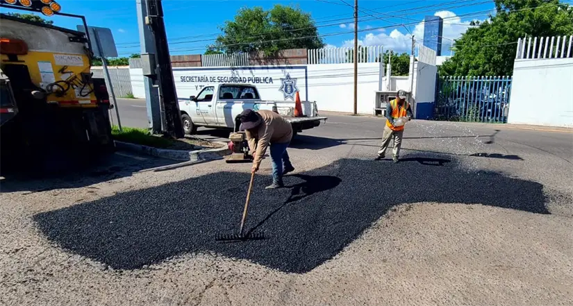 Obras municipales en Culiacán garantizan calles funcionales y seguras. Foto: Ayuntamiento de Culiacán