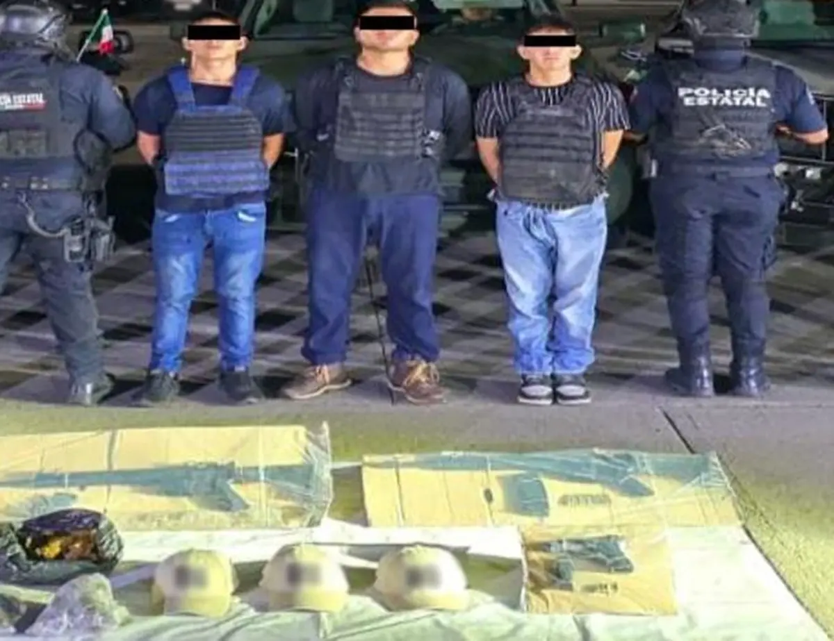 La SSPC informó la captura de tres hombres por actividades de cobro de piso en Tabasco; quedaron a disposición del MP.