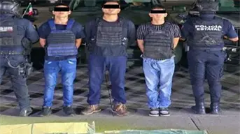 Detienen en Tabasco a tres hombres por extorsión y cobro de piso