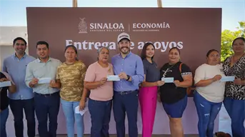Gobierno de Sinaloa entrega apoyo económico a 261 comerciantes de Altata