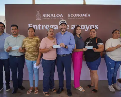 Gobierno de Sinaloa entrega apoyo económico a 261 comerciantes de Altata
