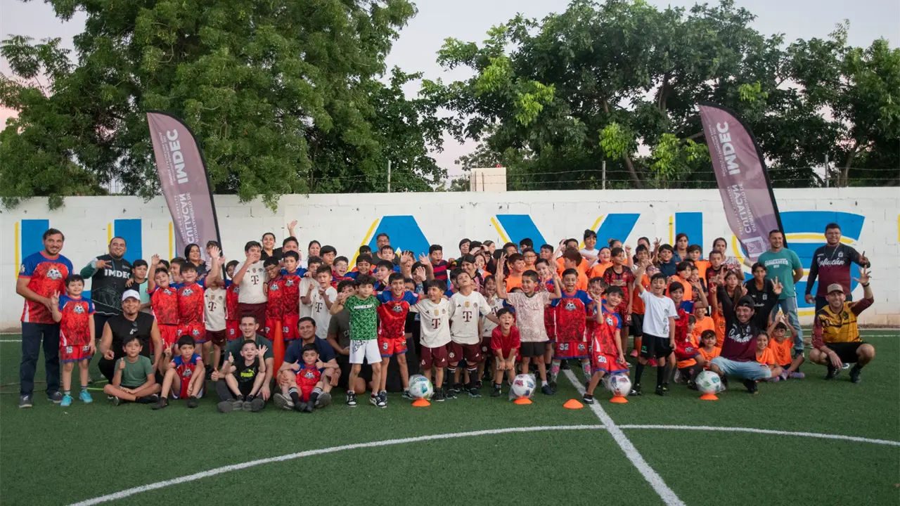 Escuelas Galácticos y Chulavista participan en jornada deportiva del IMDEC. Foto: IMDEC