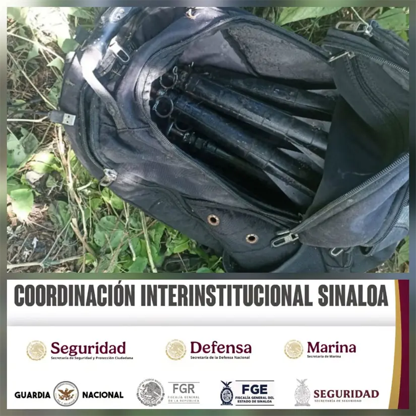 Mochila con explosivos en El Guasimal