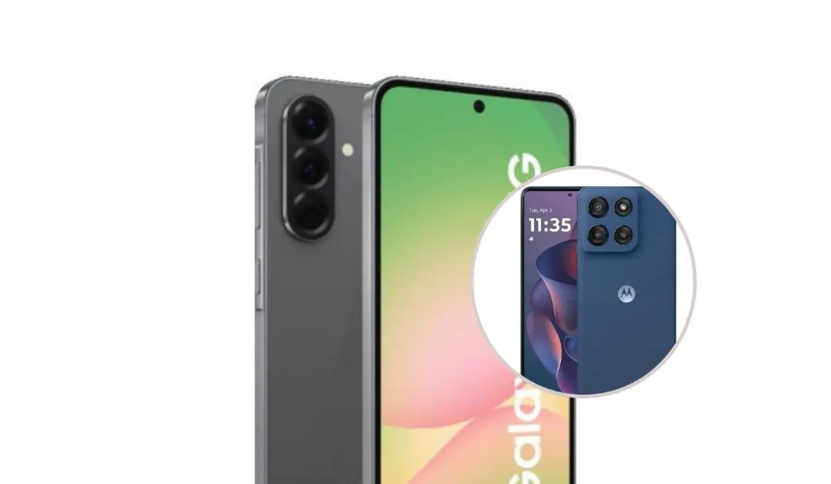 Motorola Edge 60 Pro y  Samsung Galaxy A56, dos celulares equilibrados. Foto: Cortesía
