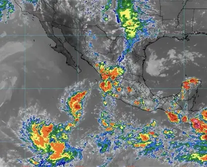 SMN: zona de baja presión en Guerrero podría generar fuertes lluvias y evolucionar a ciclón