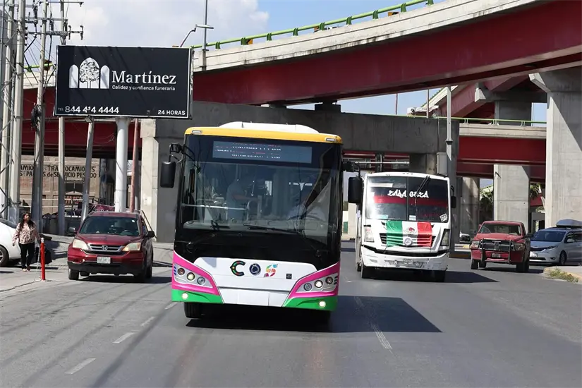 Así es el recorrido de Aquí Vamos Gratis en Saltillo. Foto: Cortesía