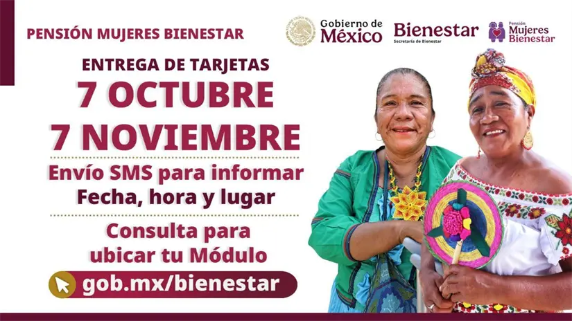 Cuándo entregarán las nuevas tarjetas de la Pensión de Mujeres Bienestar en Baja California. Foto: Cortesía