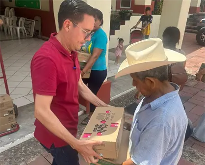 Familias desplazadas en San Ignacio reciben apoyo del DIF municipal y la sociedad civil