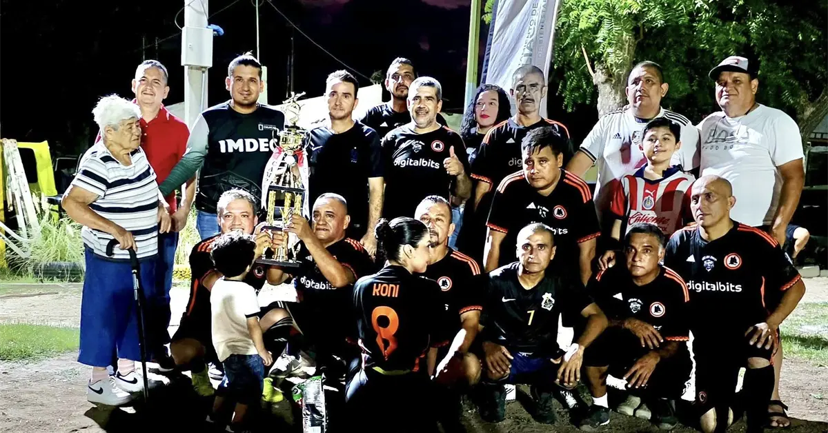 Éxito, emoción y amistad sellan el final del Torneo de Futbol Dominical “38 y Más” en Culiacán