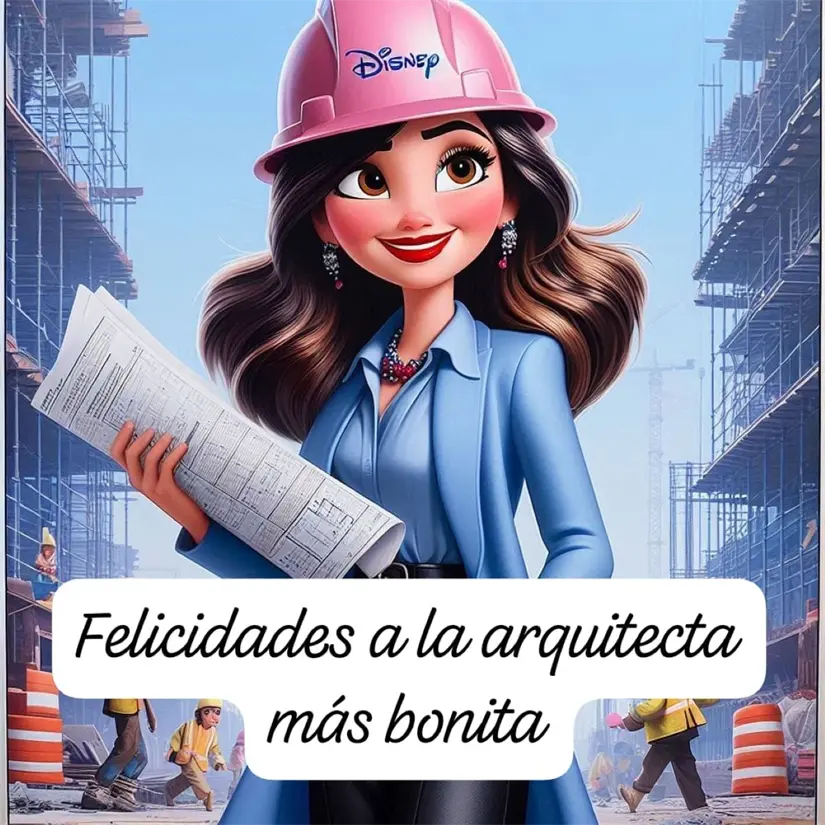 Felicidades para arquitecta favorita, Foto: IA-Pinterest