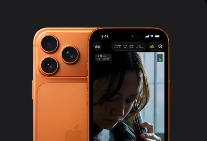 La cámara frontal de iPhone 17 es impresionante. Foto: Apple