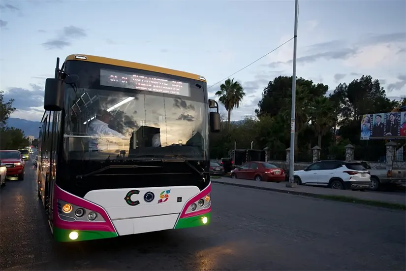 Paradas oficiales de Aquí Vamos Gratis en Saltillo. Foto: Cortesía