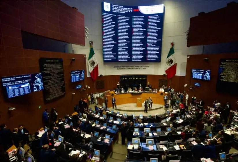 El Senado aprobó las modificaciones a la reforma a la Ley de Amparo. Foto: Cortesía