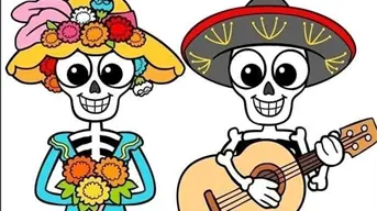 Día de Muertos 2025. Dibujos de catrinas y calaveras