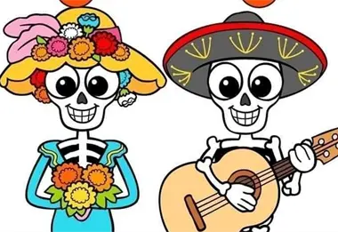 Día de Muertos 2025. Dibujos de catrinas y calaveras