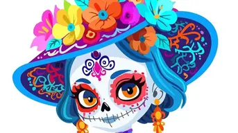 12 dibujos para descargar del Día de Muertos