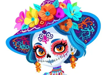 12 dibujos para descargar del Día de Muertos
