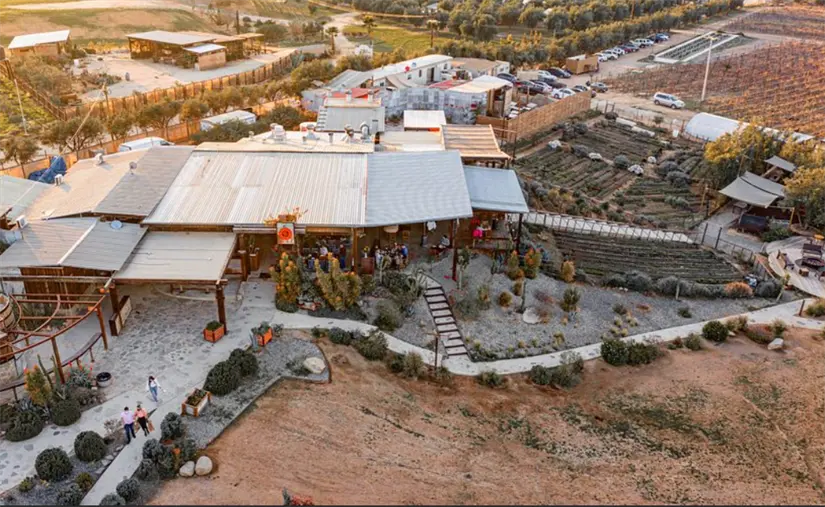 Finca Altozano en Baja California. Foto: cortesía.