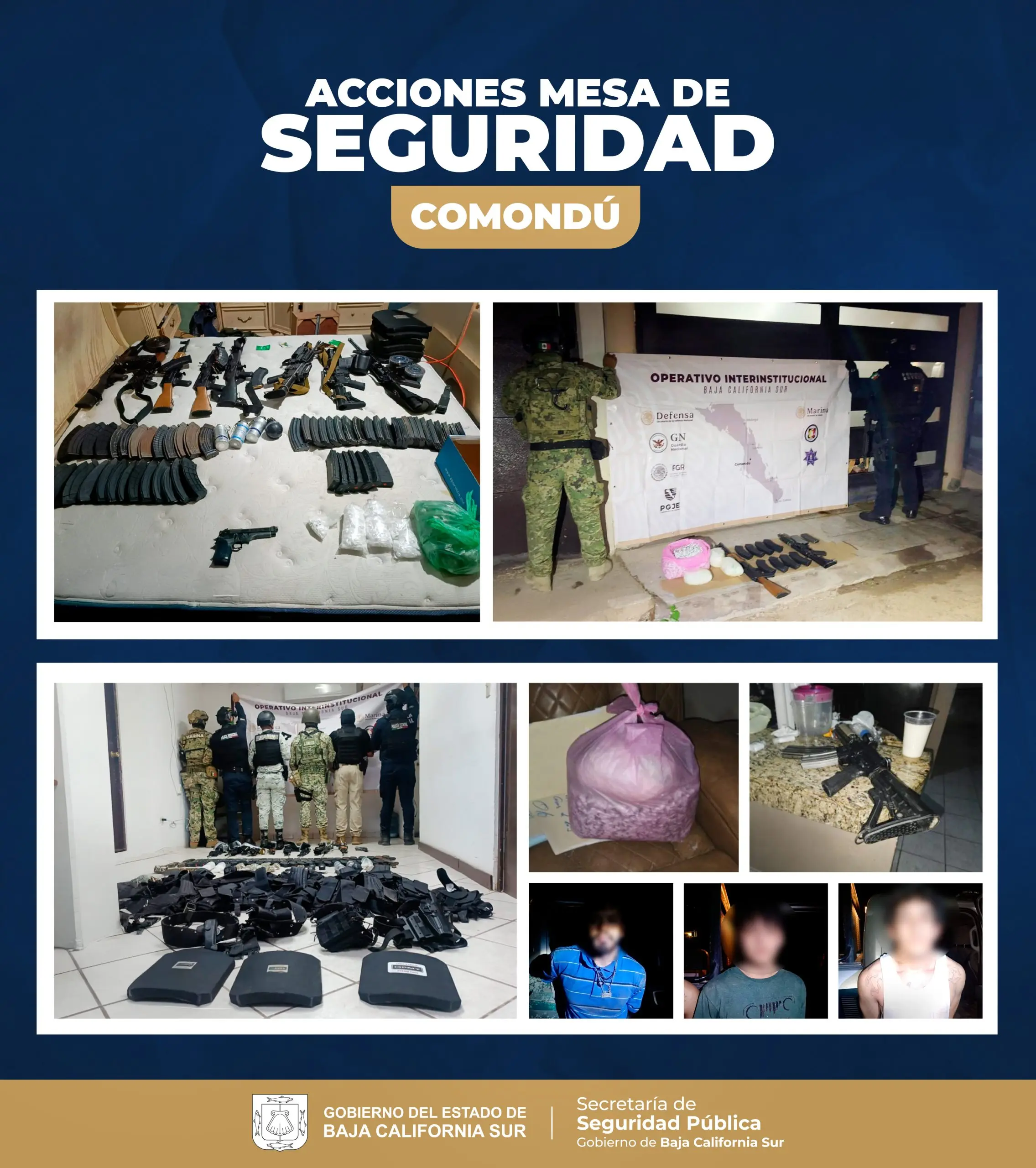 La detención fue el miércoles 1 de octubre. Foto: SSP
