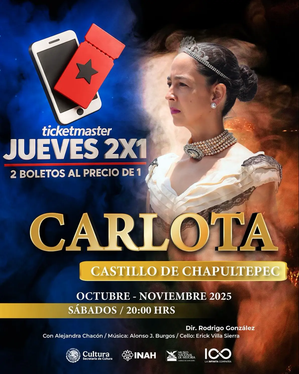 Aprovecha las opciones de shows al 2x1 en Ticketmaster. Foto: cortesía.