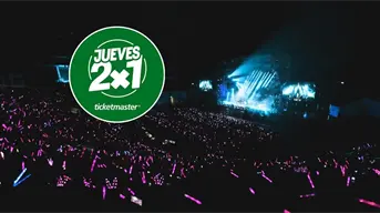 Ticketmaster activa Jueves 2x1: boletos al 2x1 hoy