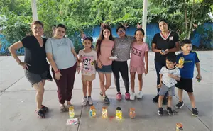 Entre colores, juegos y luz: niños y niñas transforman el parque San Benito, en Culiacán en un espacio de paz