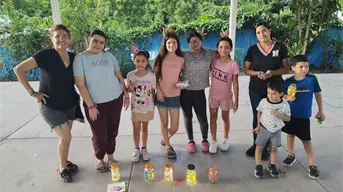 Entre colores, juegos y luz: niños y niñas transforman el parque San Benito, en Culiacán en un espacio de paz