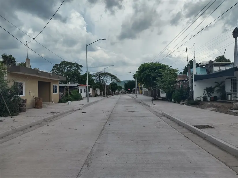 La colonia Emiliano Zapata se transforma con nuevas vialidades seguras. Foto: Juan Madrigal