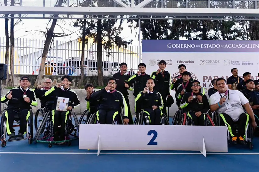 Delegación de Sinaloa conquista medalla de plata en la Paralimpiada Nacional 2025. Foto: ISDE