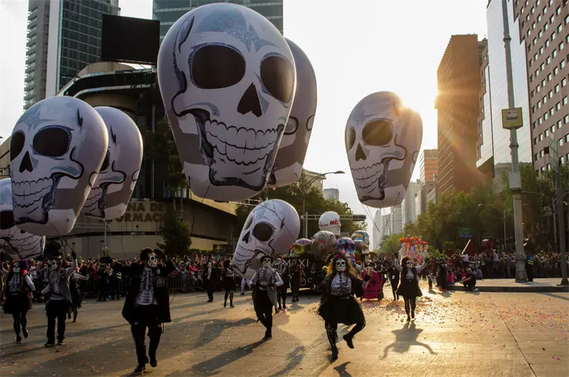 Desfile Monumental de Día de Muertos en CDMX. Foto: cortesía.