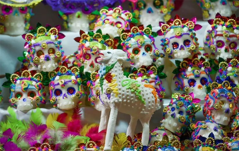 Feria del Alfeñique en CDMX. Foto: cortesía.