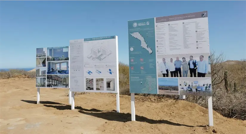 Hospital General en Los Cabos atenderá casi a 900 mil personas. Foto: Cortesía