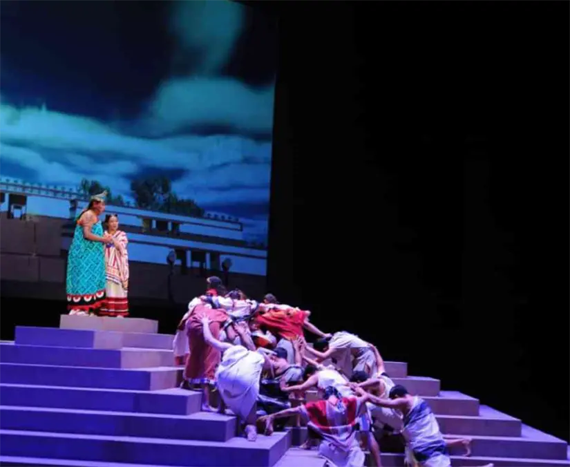 Ópera en el Zócalo de CDMX. Foto: cortesía.