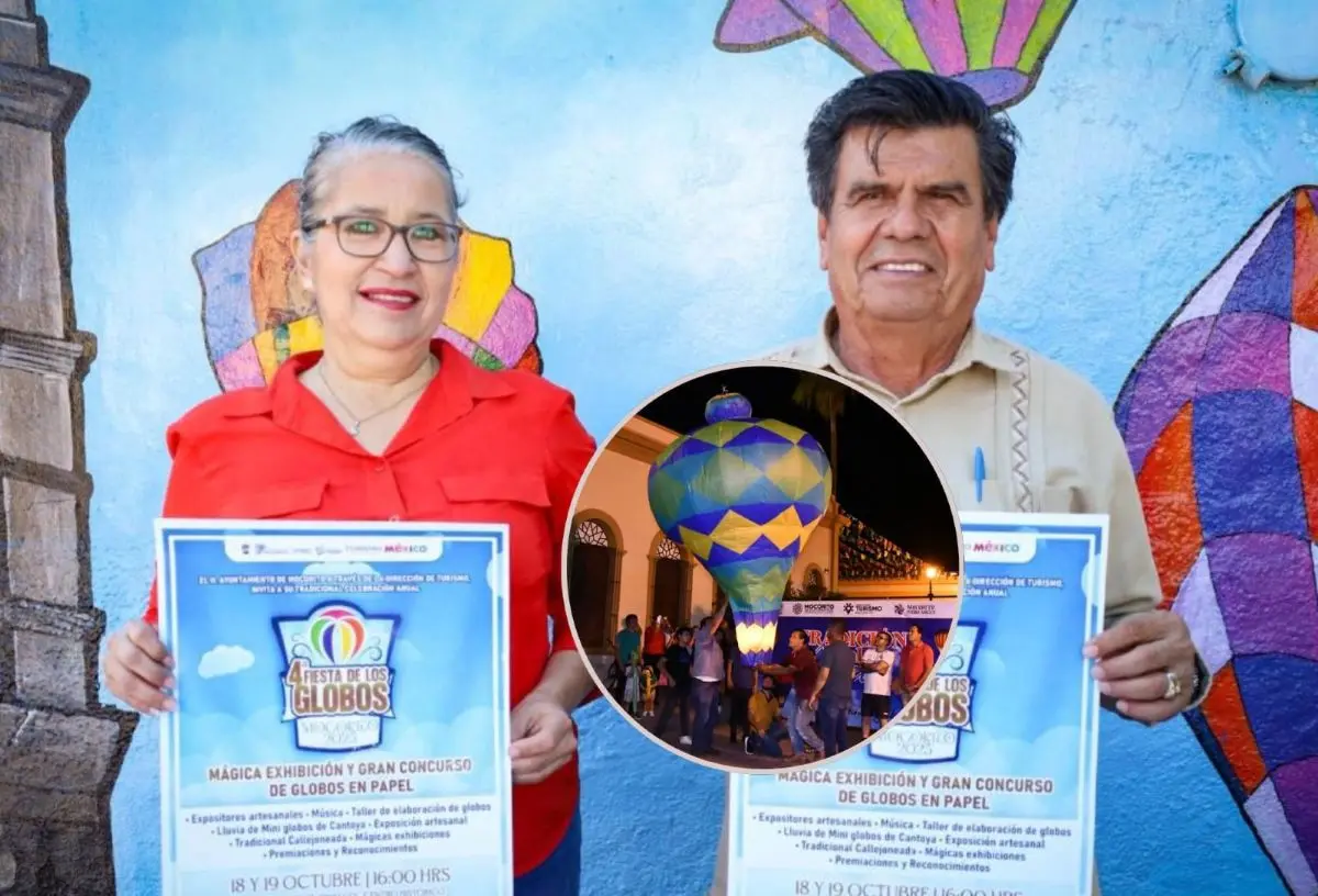 Anuncian el Festival de los Globos de Mocorito. Foto: Cortesía