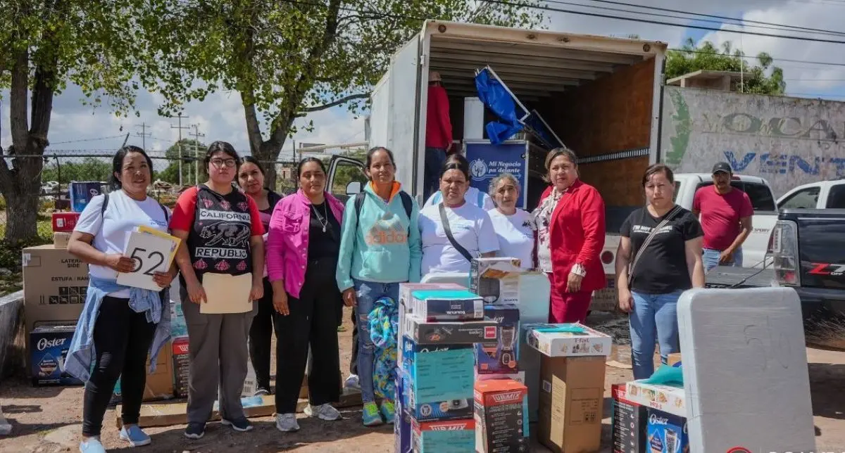 Entrega de apoyos de ‘Mi Negocio pa’delante en Guanajuato. Foto: Cortesía