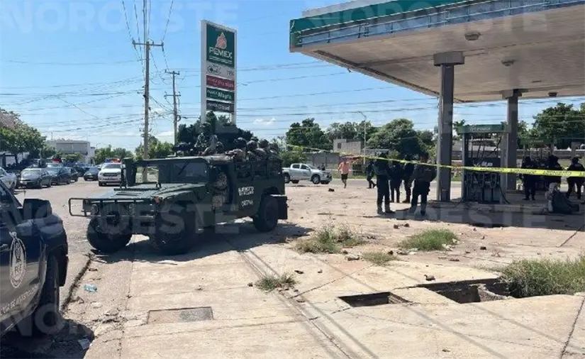 Fuerzas militares y estatales fueron desplegadas en el operativo. Foto: Noroeste