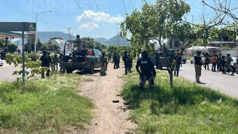 Un fuerte operativo por tierra y aire se desplegó en Culiacán para dar con el paradero del agente. Foto: Noroeste