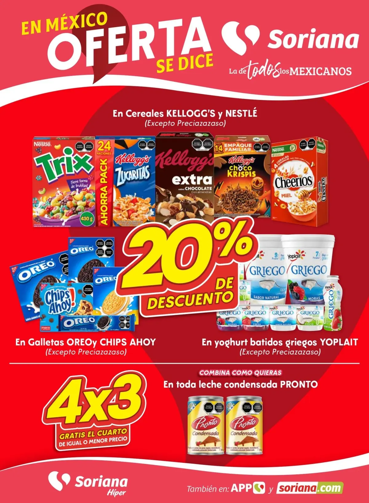Aprovecha las ofertas en despensa que Soriana tiene para ti. Imagen: Soriana