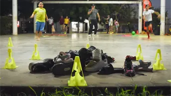 Celebran activación deportiva en el Parque Jardines de Santa Fe No.4, al norte de Culiacán