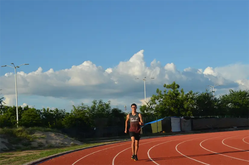 Daniel Bátiz demuestra que los sueños se logran con esfuerzo y perseverancia. Foto: Juan Madrigal