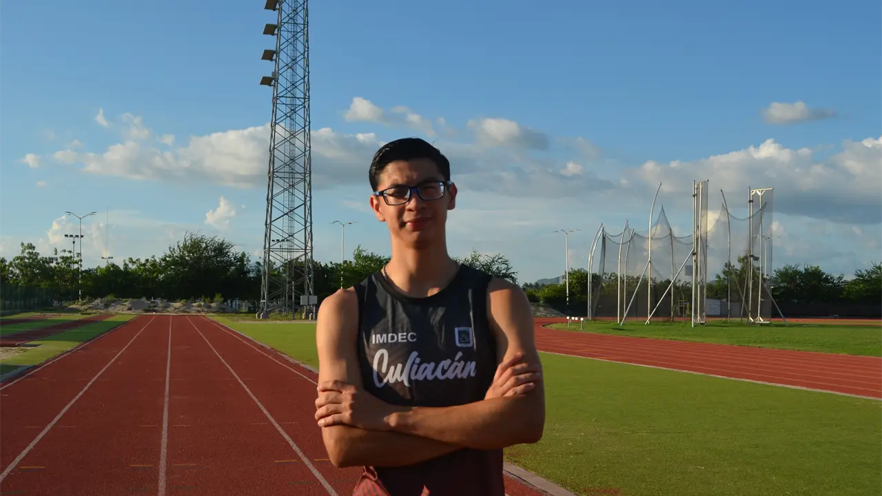 Daniel Bátiz Rojas, joven paratleta de Culiacán inspira con disciplina y constancia rumbo a Juegos CONADE y Parapanamericanos Chile 2025. Foto: Juan Madrigal