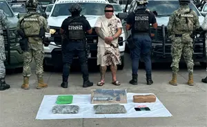 Detienen en Villahermosa a líder criminal con armas y drogas en Tabasco