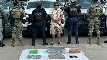 Detienen en Villahermosa a líder criminal con armas y drogas en Tabasco