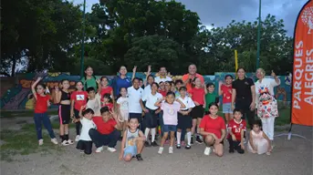 El parque ‘El Amor Mueve Montañas’ se llenó de risas, juegos y unión familiar en la colonia Antonio Toledo Corro en Culiacán