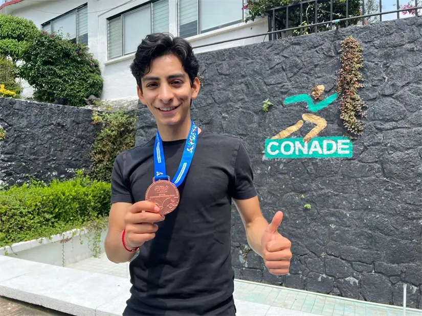 El atleta se prepara para una nueva competencia. Foto: CONADE