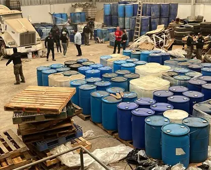 Aseguran laboratorios de drogas sintéticas en Durango: miles de litros de químicos decomisados