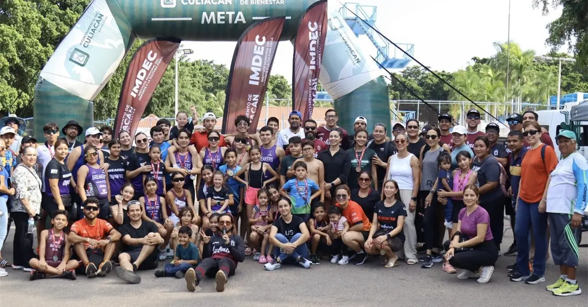 El Acuatlón 2025 convierte al Parque Culiacán 87 en una fiesta de energía, talento y unión familiar