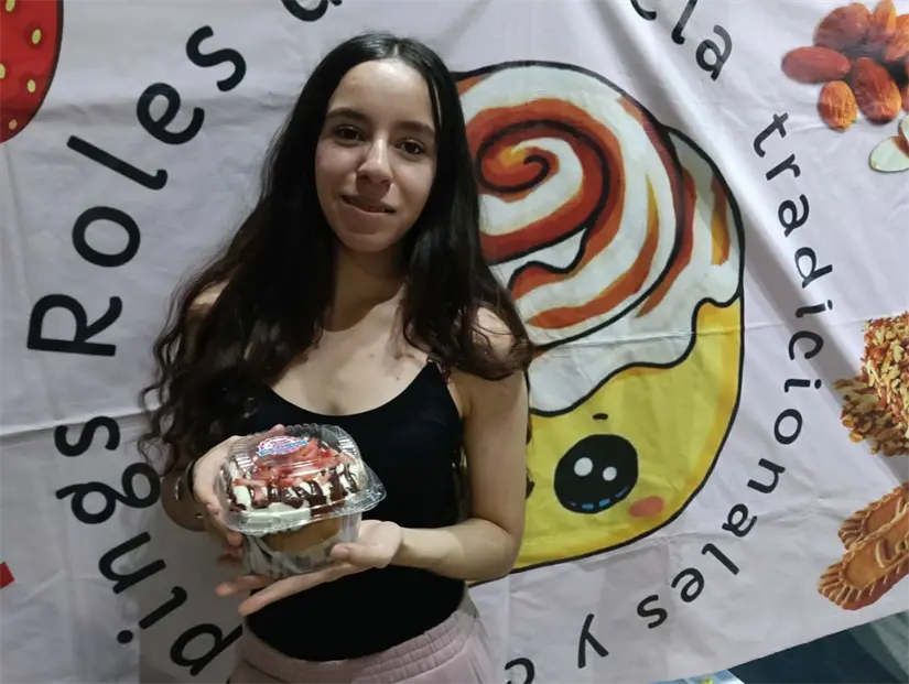 Majo quería dar una sorpresa a su papá y la soprendida fue ella. Fotos: TBN